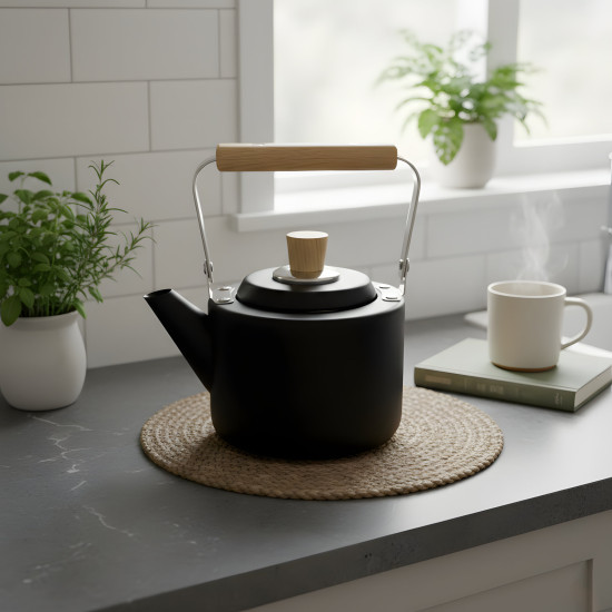 Metal Teapot 1 Liter